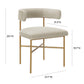 Kim Velvet Dining Chair by TOV D6433