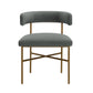 Kim Velvet Dining Chair by TOV D6433