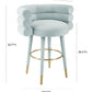 Betty Velvet Stool by TOV D6454