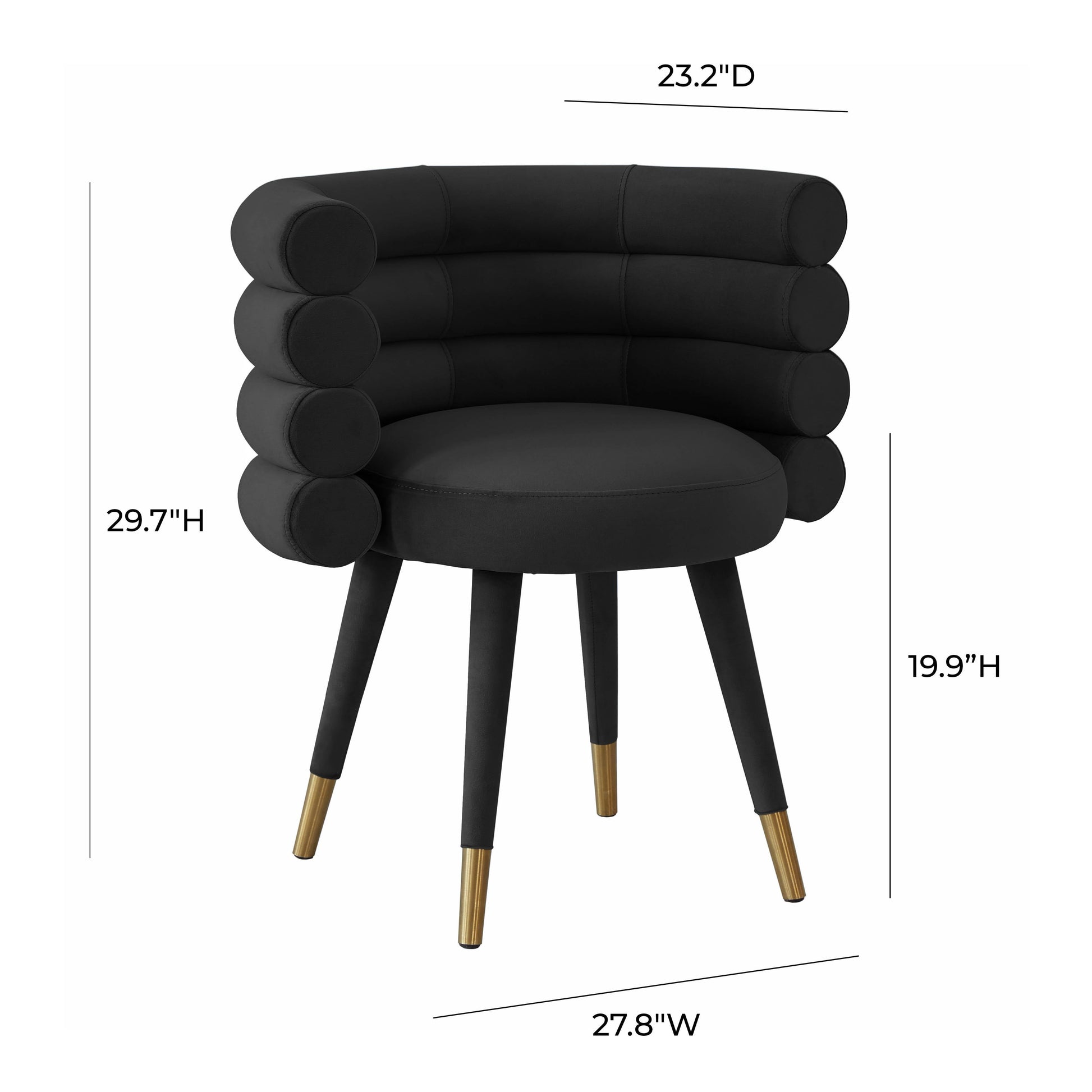 Betty Velvet Dining Chair by TOV D68121