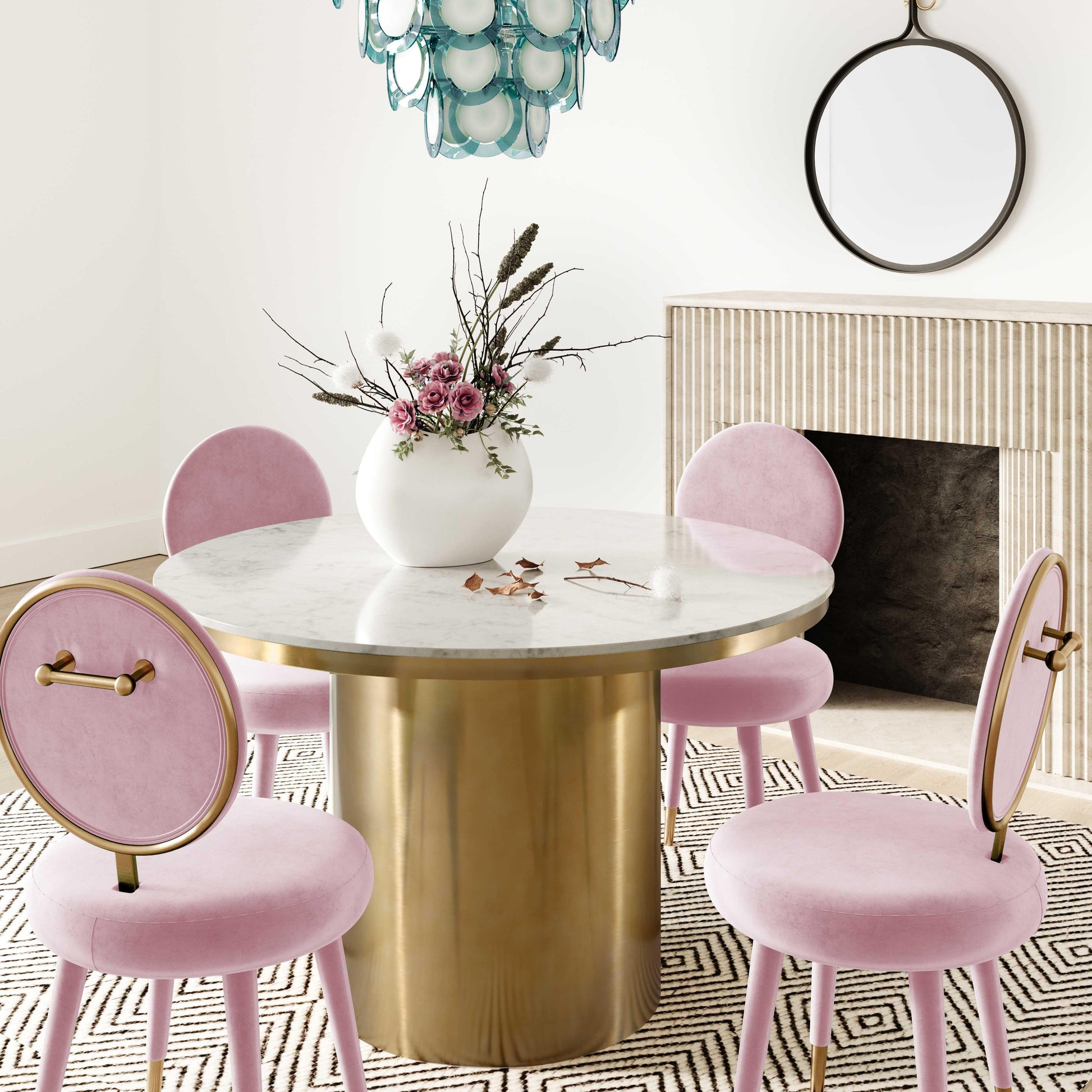 Kylie Velvet Dining Chair by TOV D44139