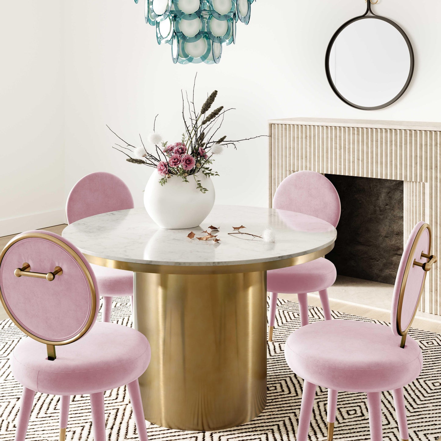 Kylie Velvet Dining Chair by TOV D68127