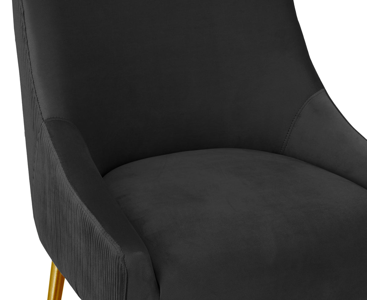 Beatrix Pleated Performance Velvet Stool by TOV Furniture – several options shown