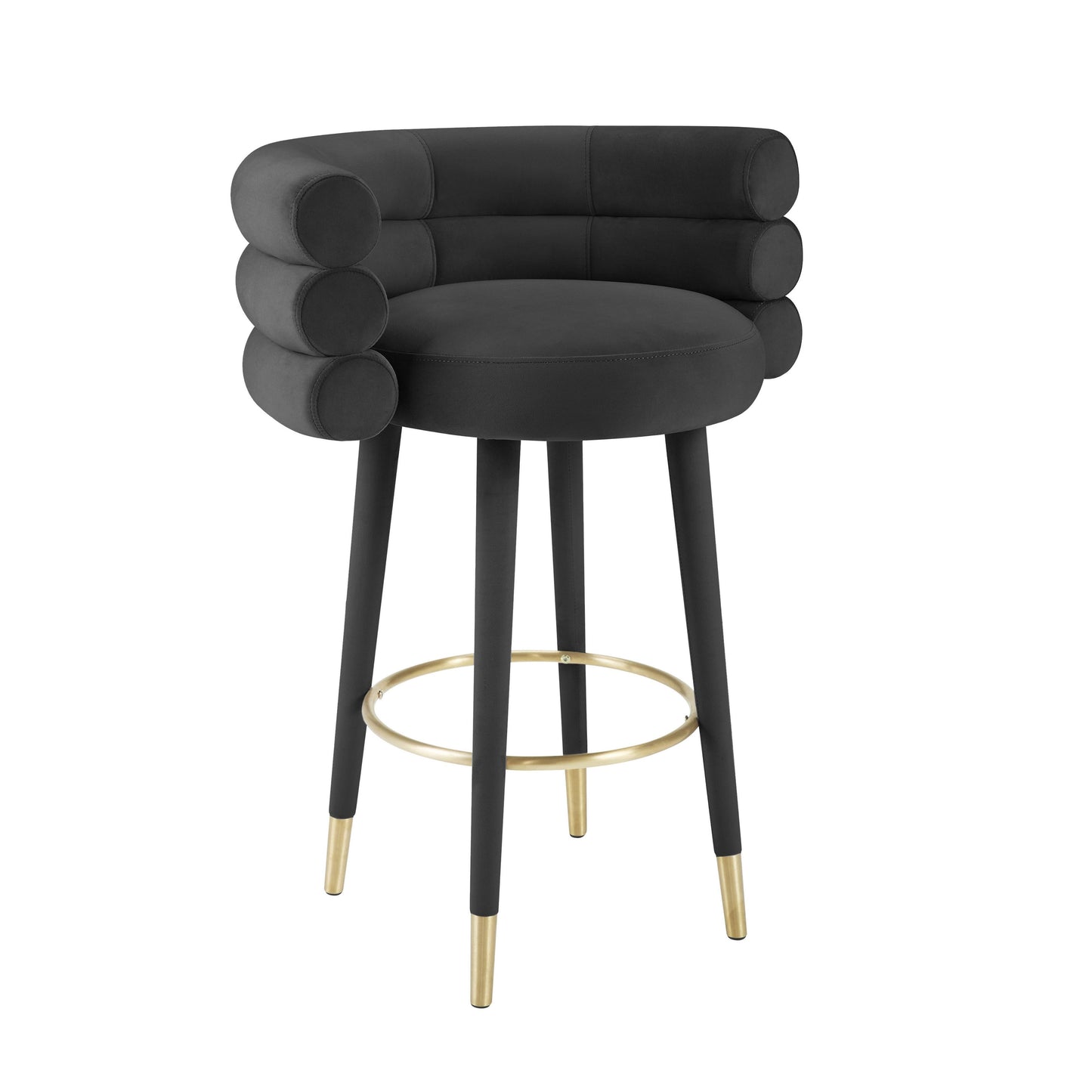 Betty Velvet Stool by TOV D68226