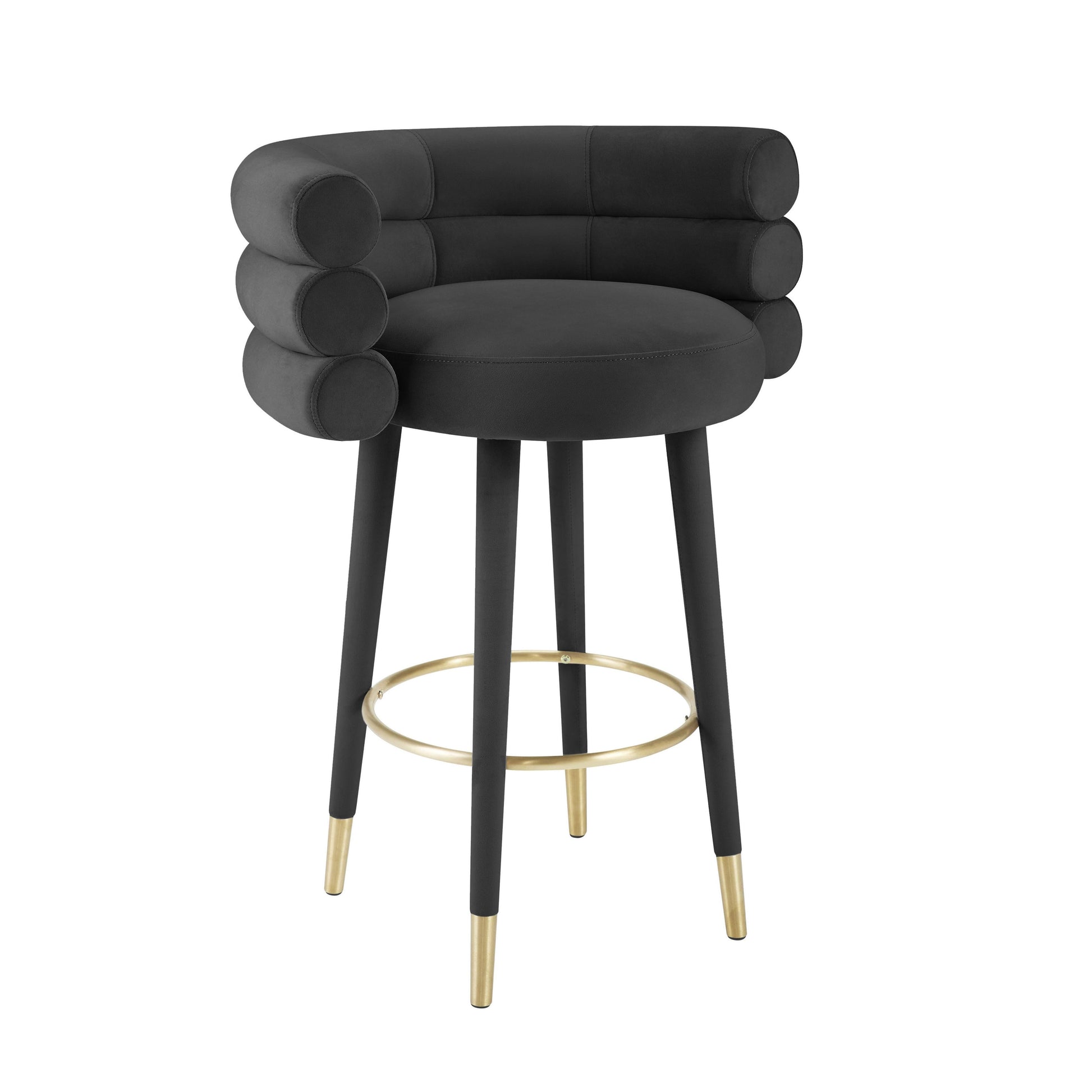 Betty Velvet Stool by TOV D68226