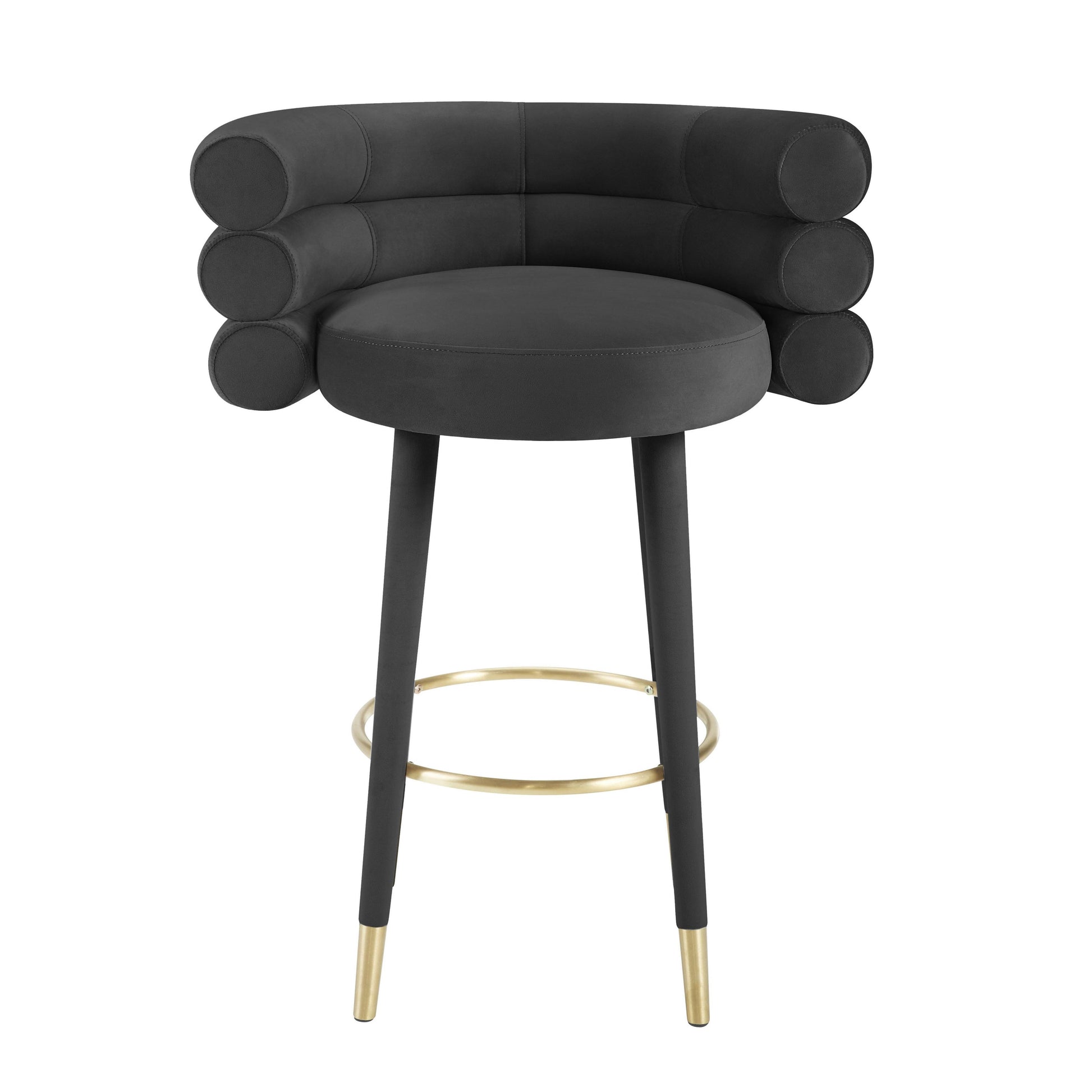 Betty Velvet Stool by TOV D6455