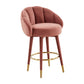 Myla Velvet Swivel Stool by TOV D68241