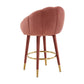 Myla Velvet Swivel Stool by TOV D68240
