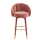 Myla Velvet Swivel Stool by TOV D68243