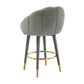 Myla Velvet Swivel Stool by TOV D68242