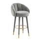 Myla Velvet Swivel Stool by TOV D68242