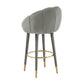 Myla Velvet Swivel Stool by TOV D68244