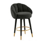 Myla Velvet Swivel Stool by TOV D68243