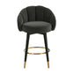 Myla Velvet Swivel Stool by TOV D68242