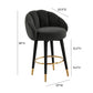 Myla Velvet Swivel Stool by TOV D68243