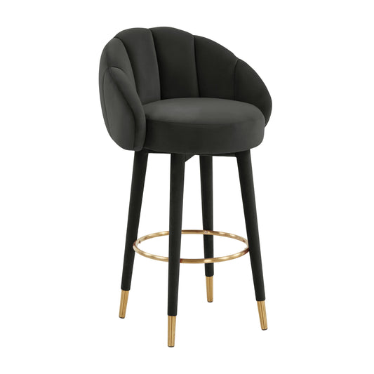 Myla Velvet Swivel Stool by TOV D68244