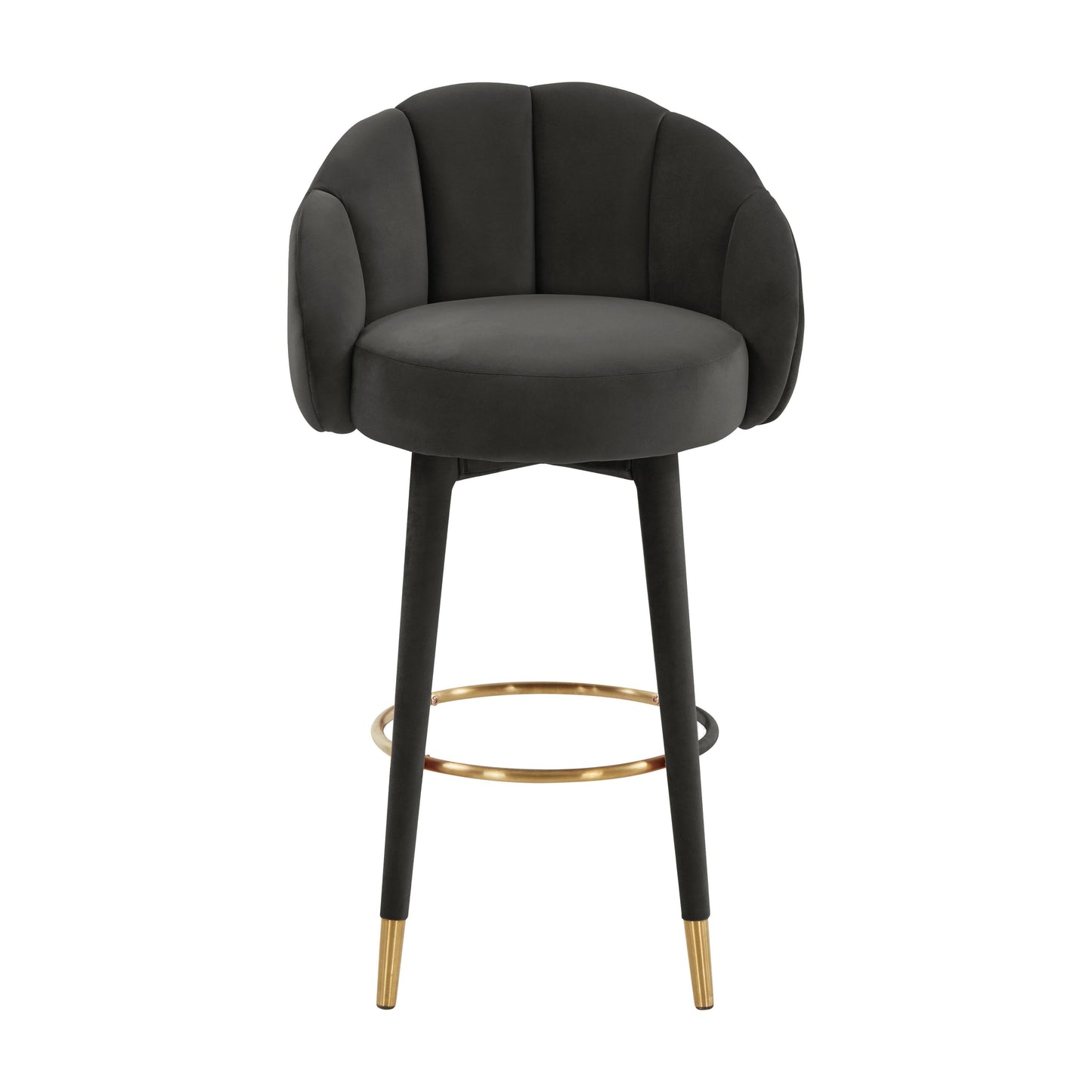 Myla Velvet Swivel Stool by TOV D68243
