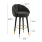 Myla Velvet Swivel Stool by TOV D68244