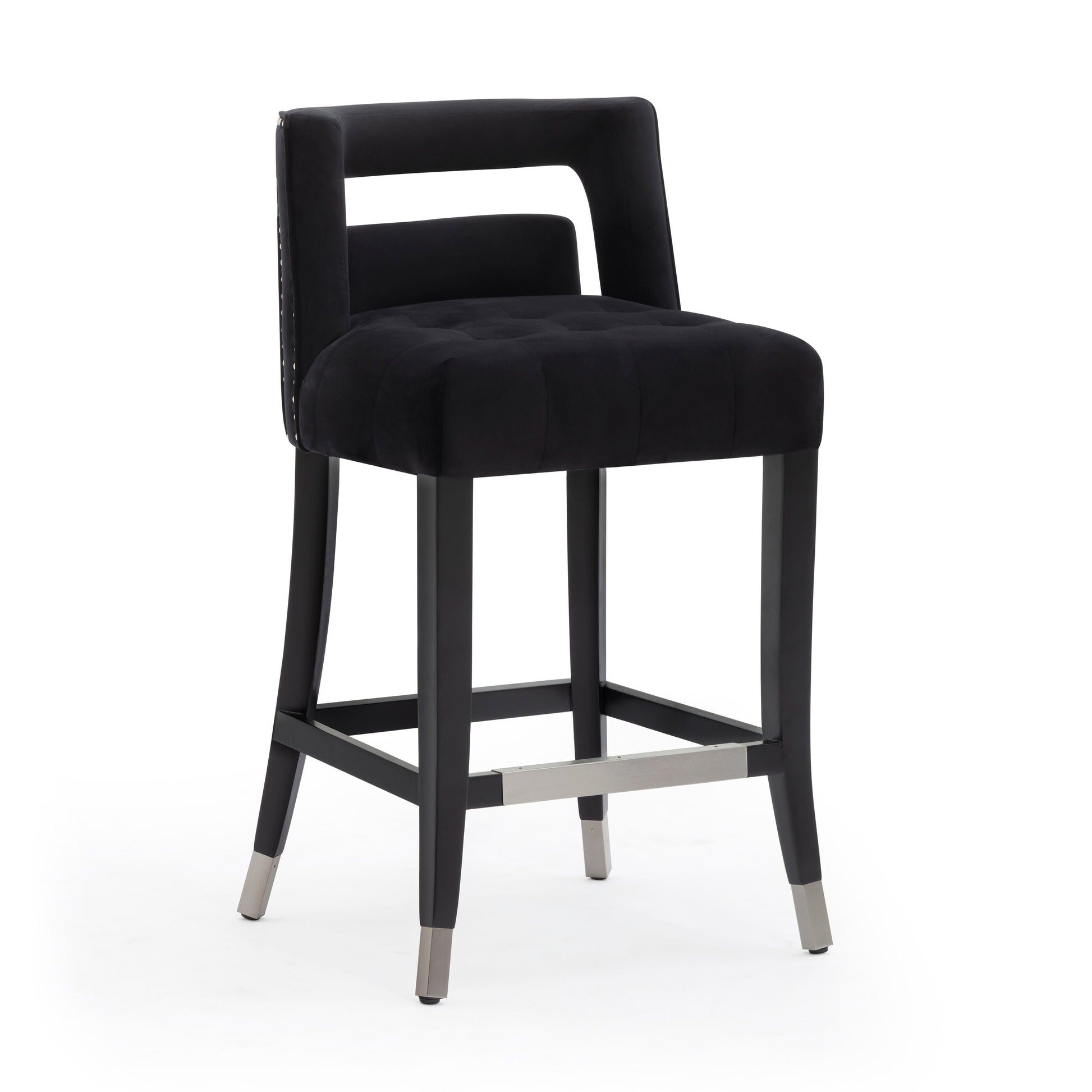 Hart Velvet Stool by TOV Bs26