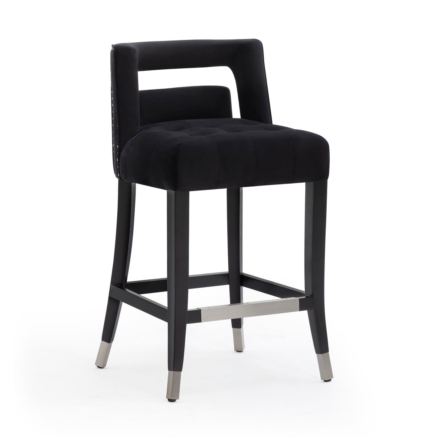 Hart Velvet Stool by TOV Bs24