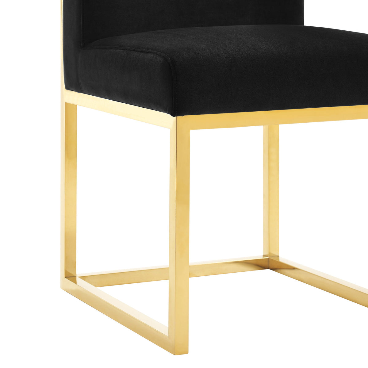 Haute Black Performance Velvet Chair by TOV Furniture – photo 5 of 6
