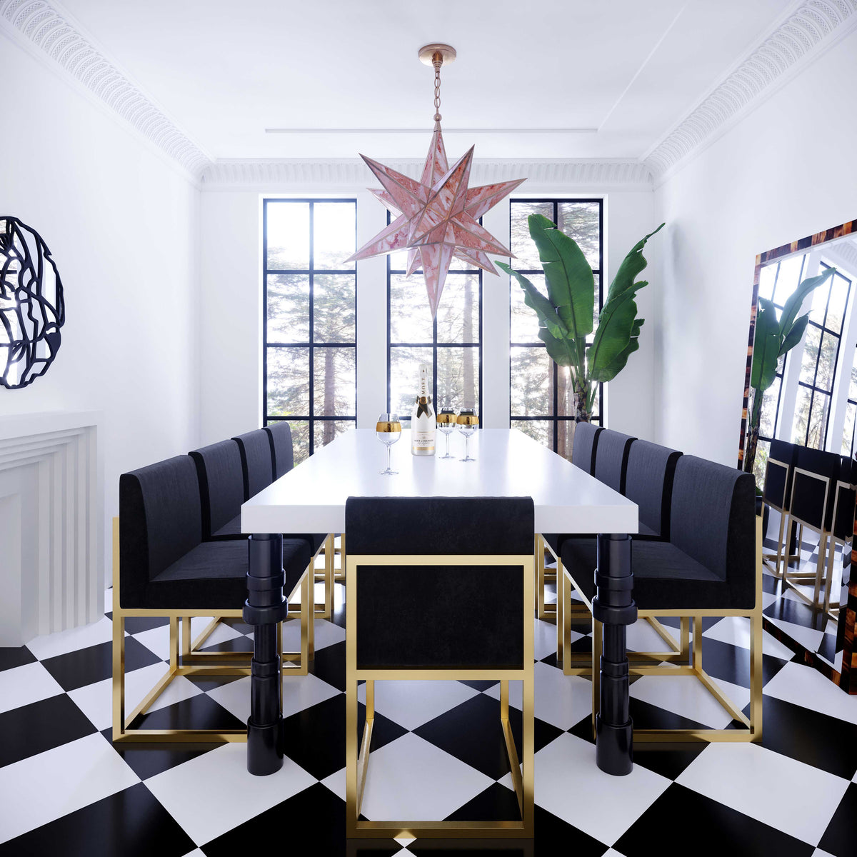 Haute Black Performance Velvet Chair by TOV Furniture – photo 2 of 6