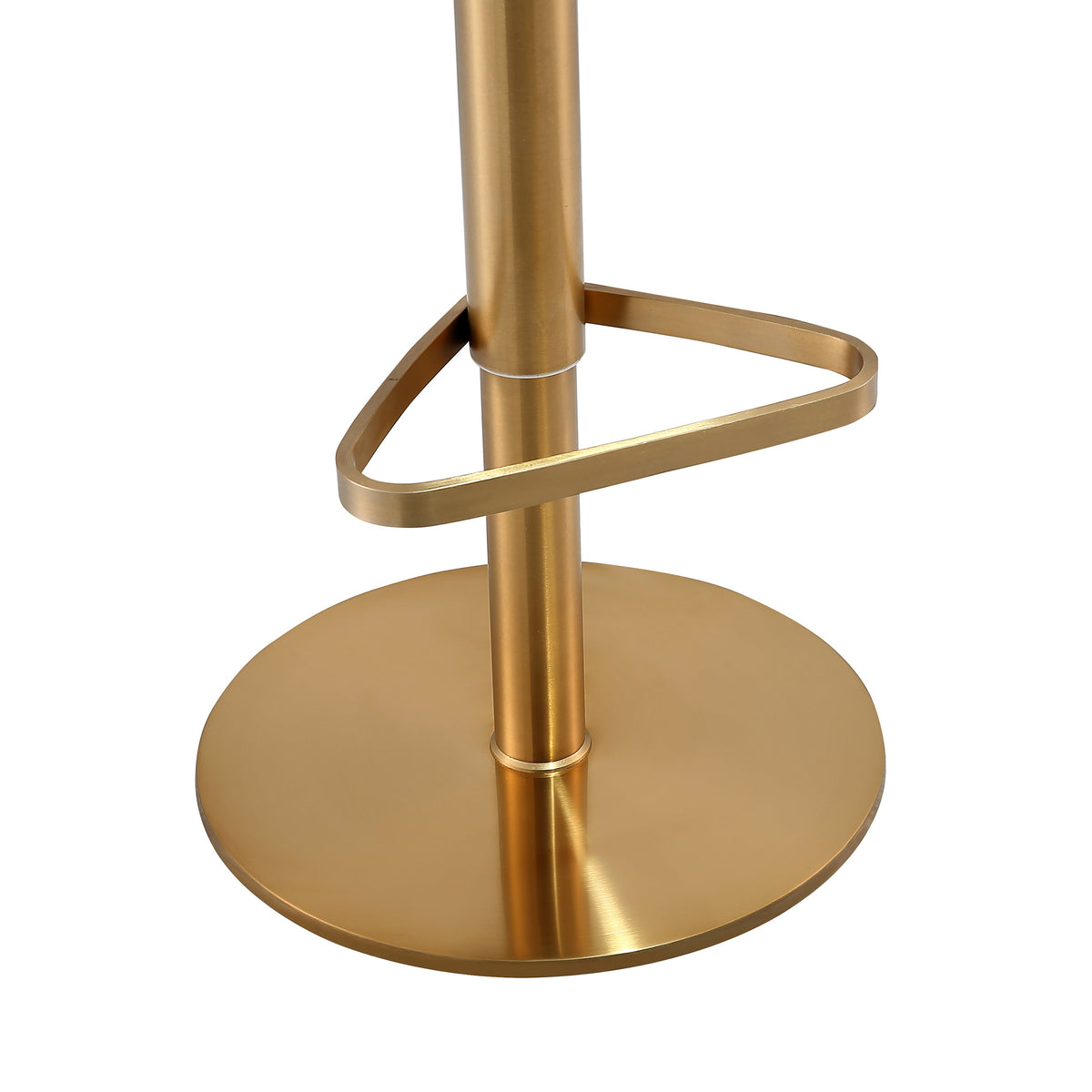 Astro Malachite Green Performance Vegan Leather and Gold Adjustable Stool by TOV Furniture – photo 8 of 9