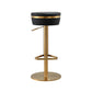 Astro Performance Vegan Leather Adjustable Stool by TOV D68297