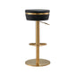 Astro Performance Vegan Leather Adjustable Stool by TOV D68298