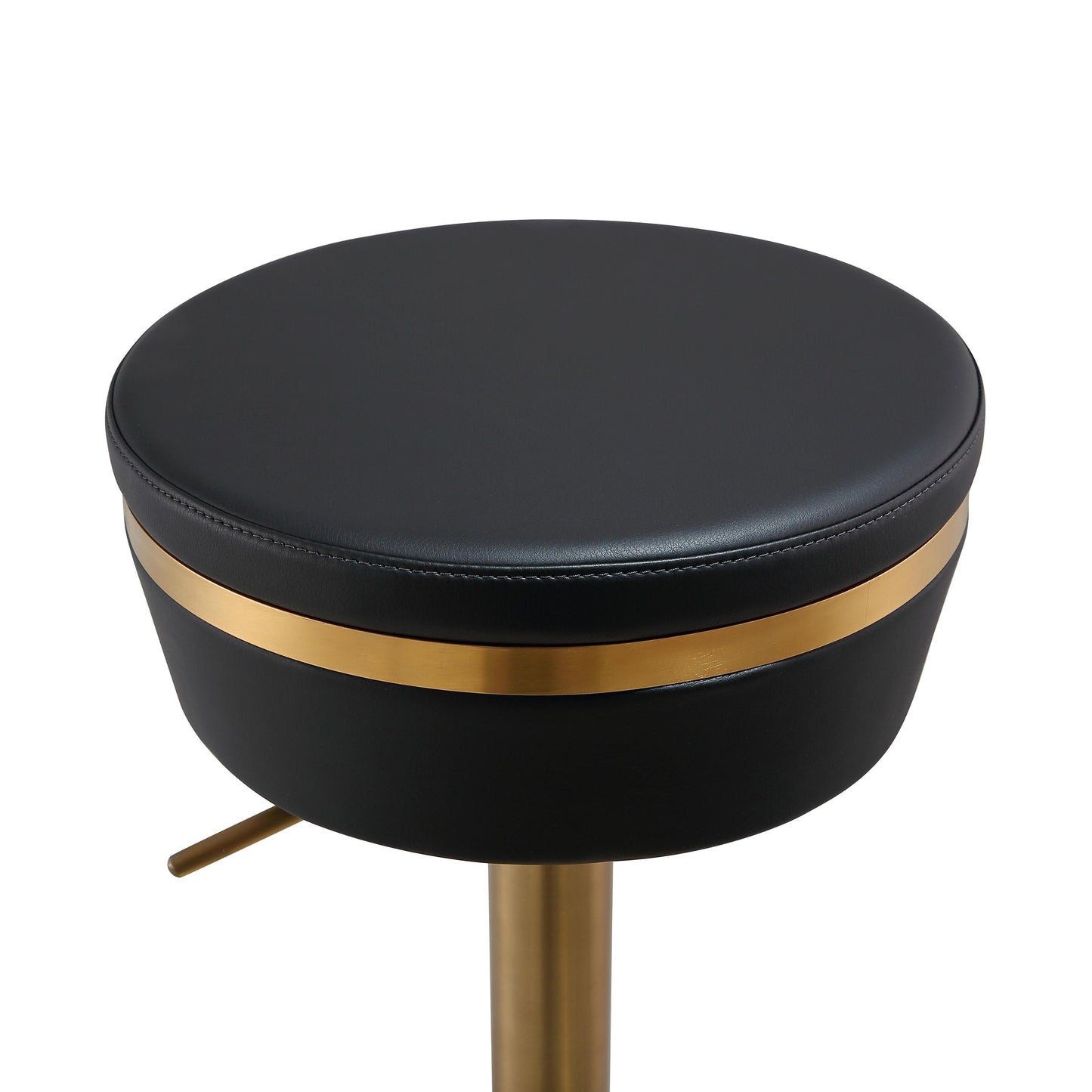 Astro Performance Vegan Leather Adjustable Stool by TOV D68296