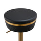 Astro Performance Vegan Leather Adjustable Stool by TOV D68297