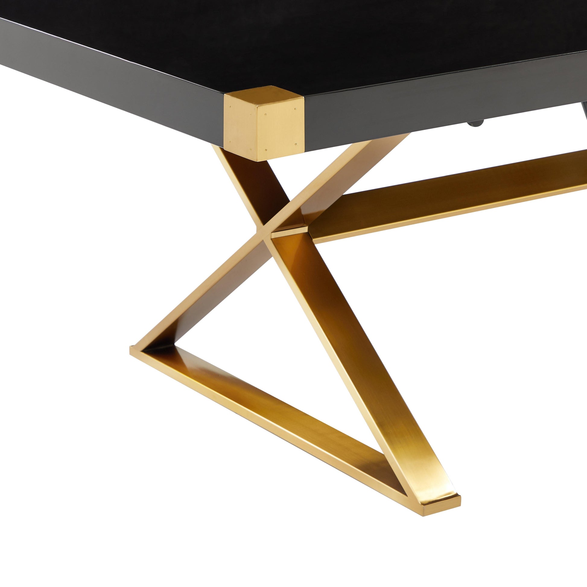 Adeline 95 Lacquer Rectangular Dining Table by TOV D68303