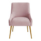 Beatrix Pleated Velvet Side Chair by TOV D6394