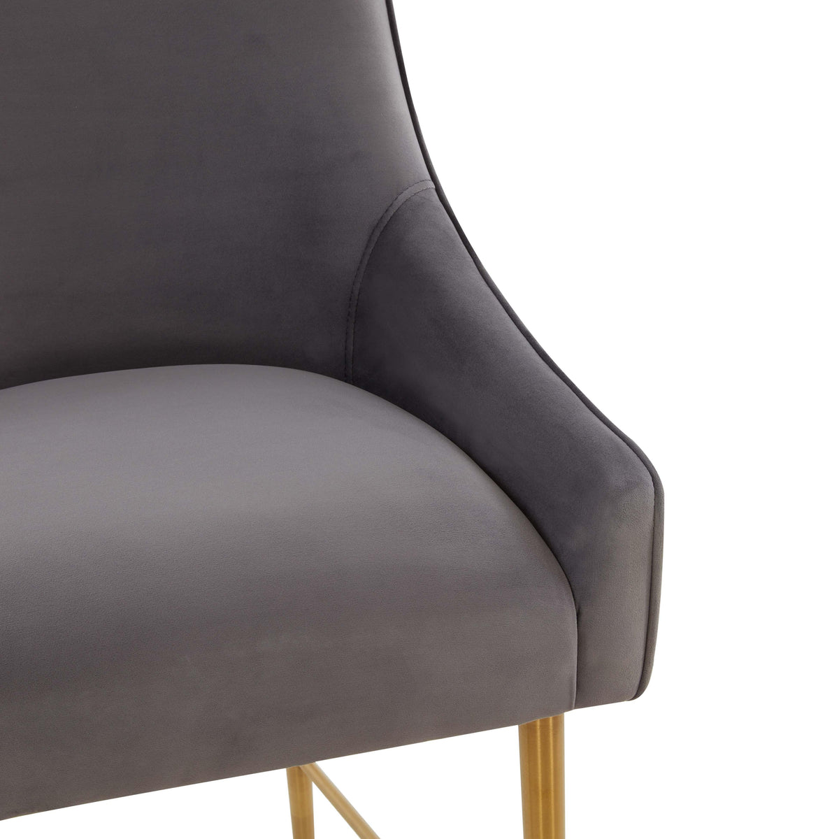 Beatrix Performance Velvet Stool by TOV Furniture – several options shown