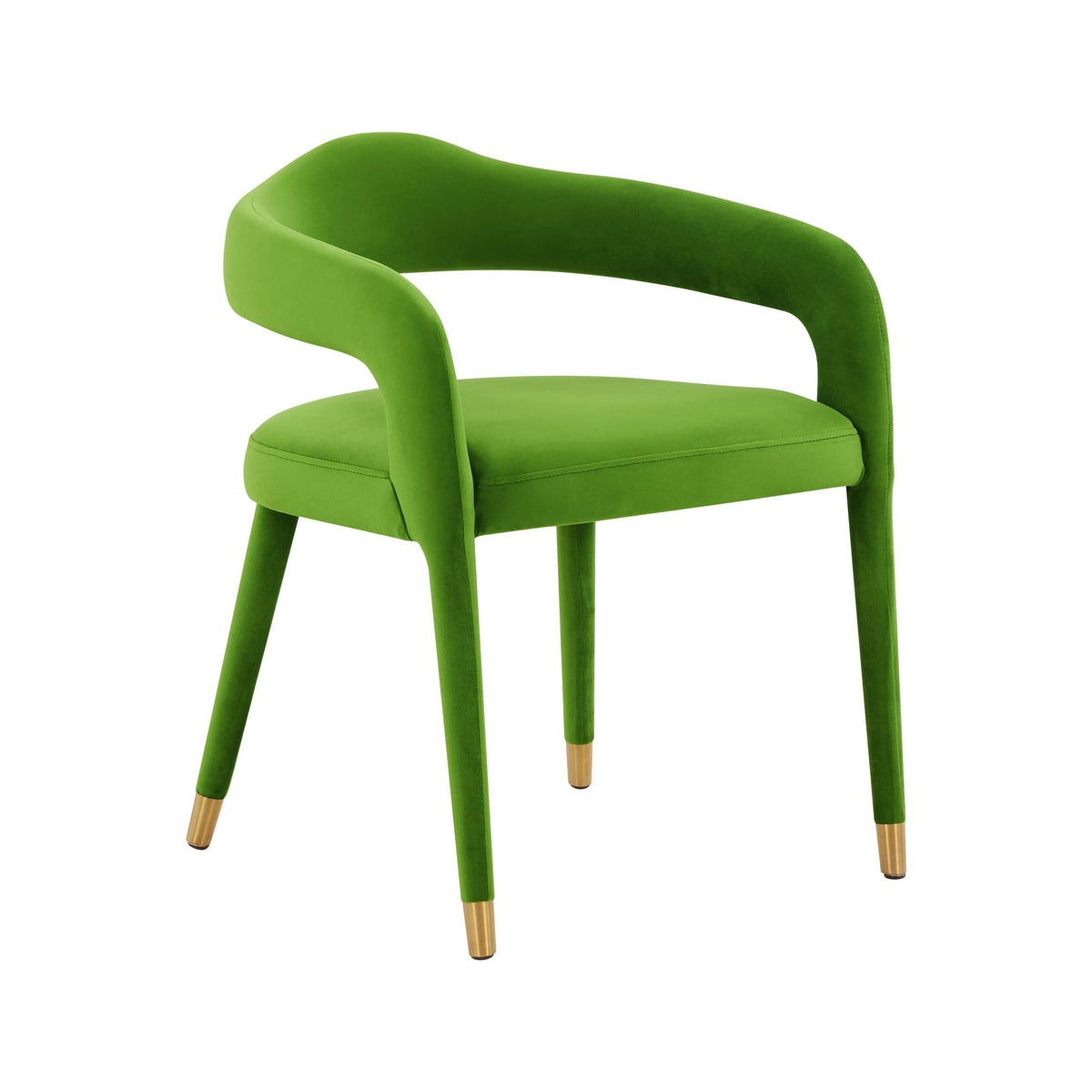Lucia Green Performance Velvet Dining Chair by TOV Furniture – photo 1 of 7