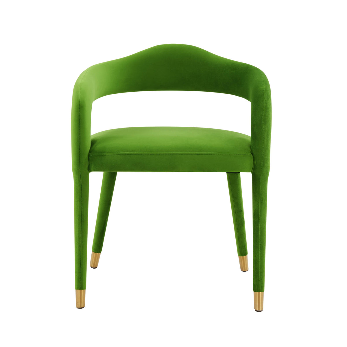 Lucia Green Performance Velvet Dining Chair by TOV Furniture – photo 3 of 7