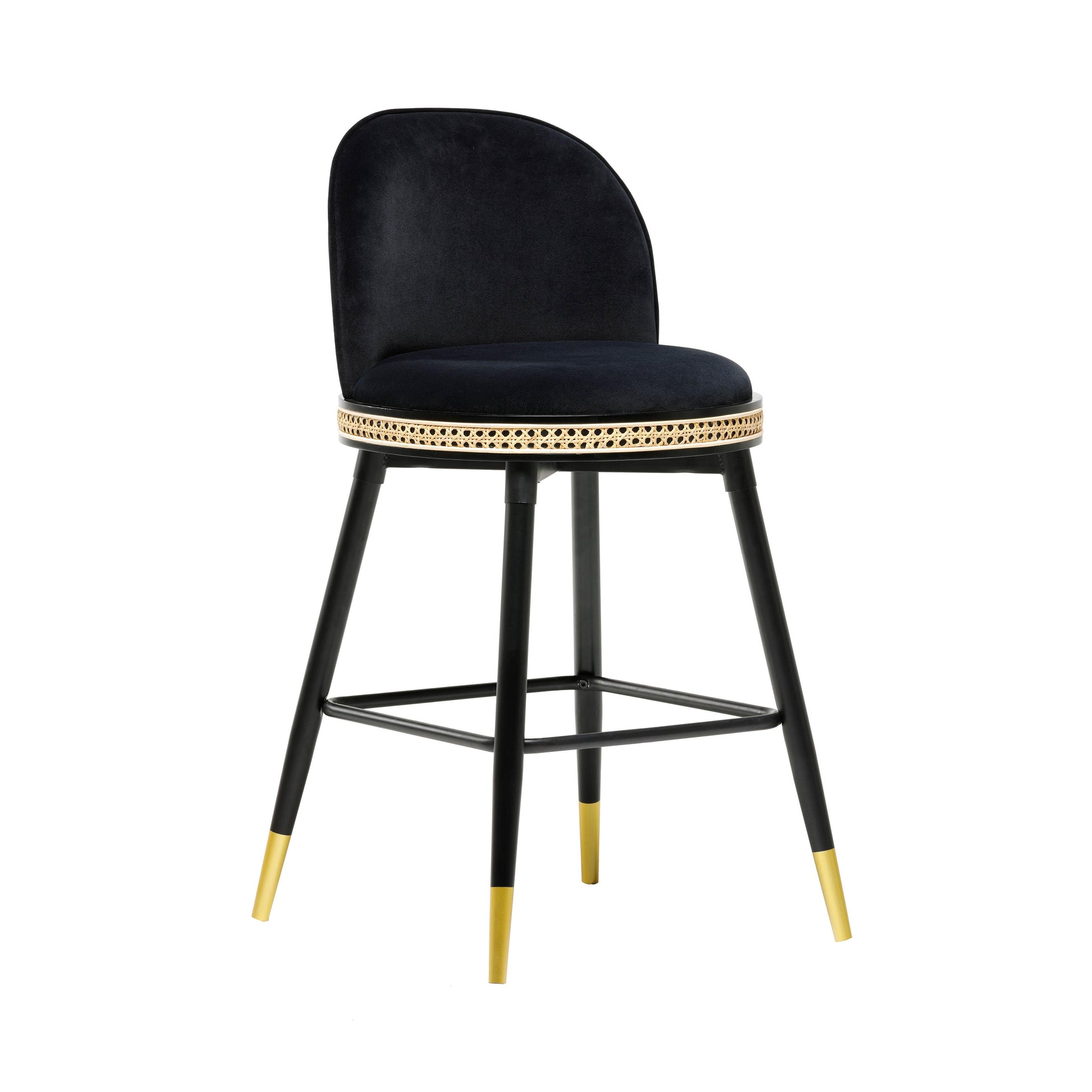 Harley Velvet Stool by TOV D68447