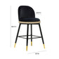 Harley Velvet Stool by TOV D68447
