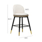 Harley Velvet Stool by TOV D68447