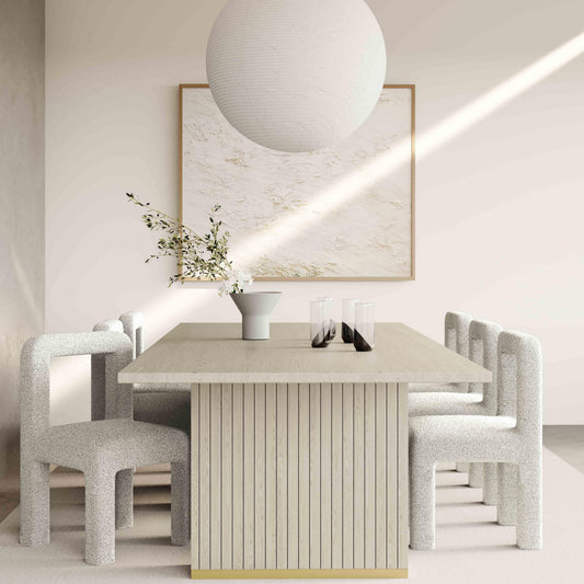 Hazel Grey Performance Boucle Dining Chair by TOV Furniture – photo 2 of 7