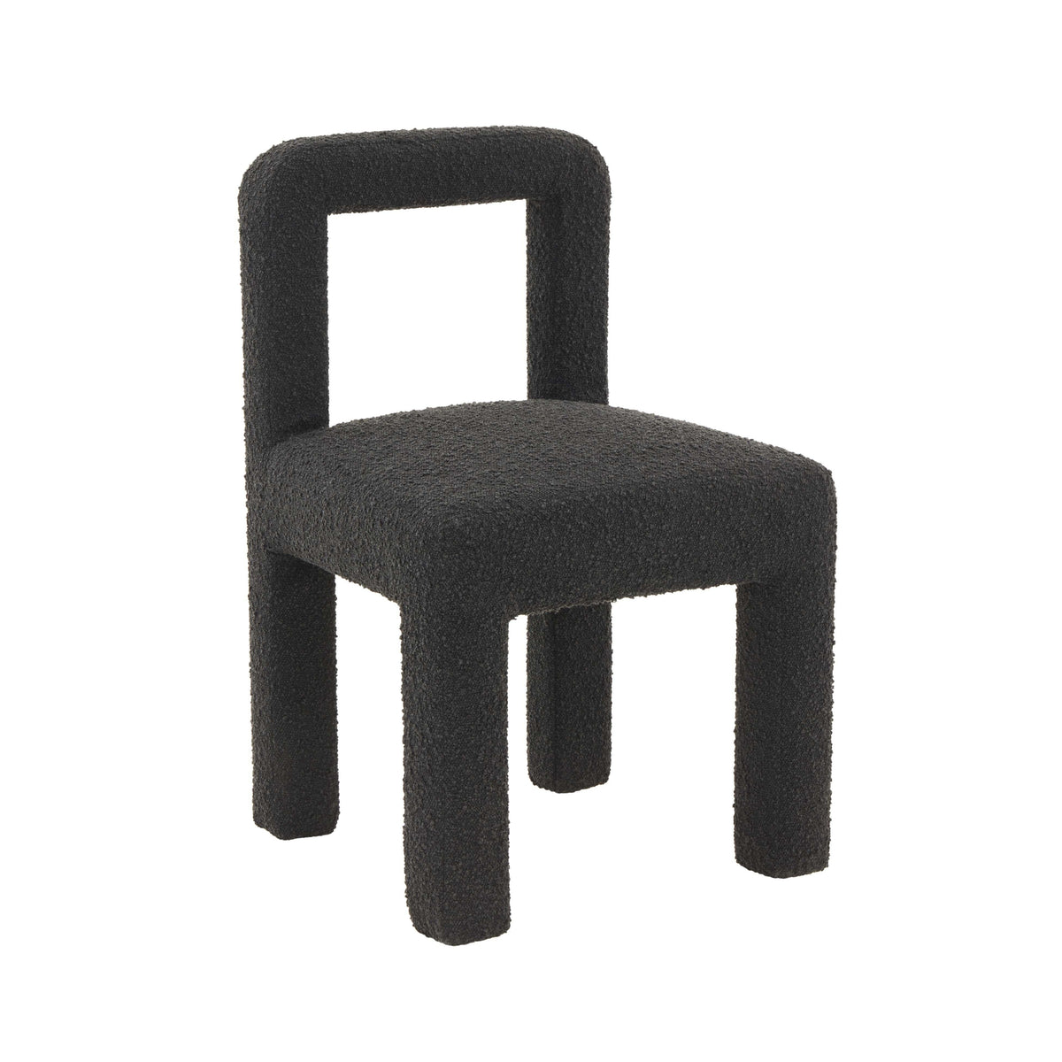 Hazel Black Performance Boucle Dining Chair by TOV Furniture – photo 1 of 8