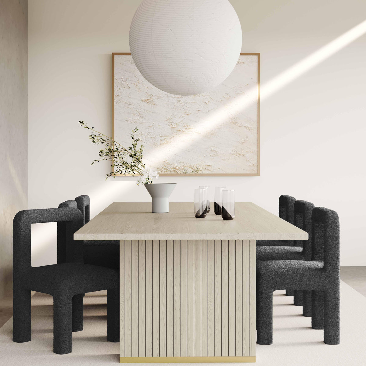 Hazel Black Performance Boucle Dining Chair by TOV Furniture – photo 2 of 8