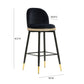 Harley Velvet Stool by TOV D68447