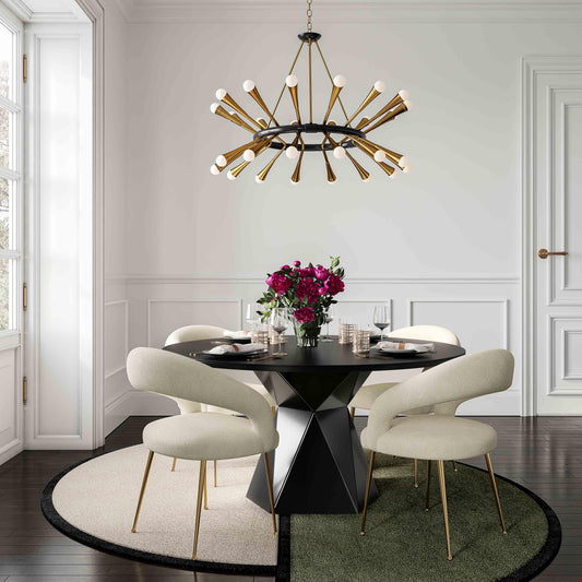 Rocco Cream Performance Boucle Dining Chair by TOV Furniture – photo 2 of 6