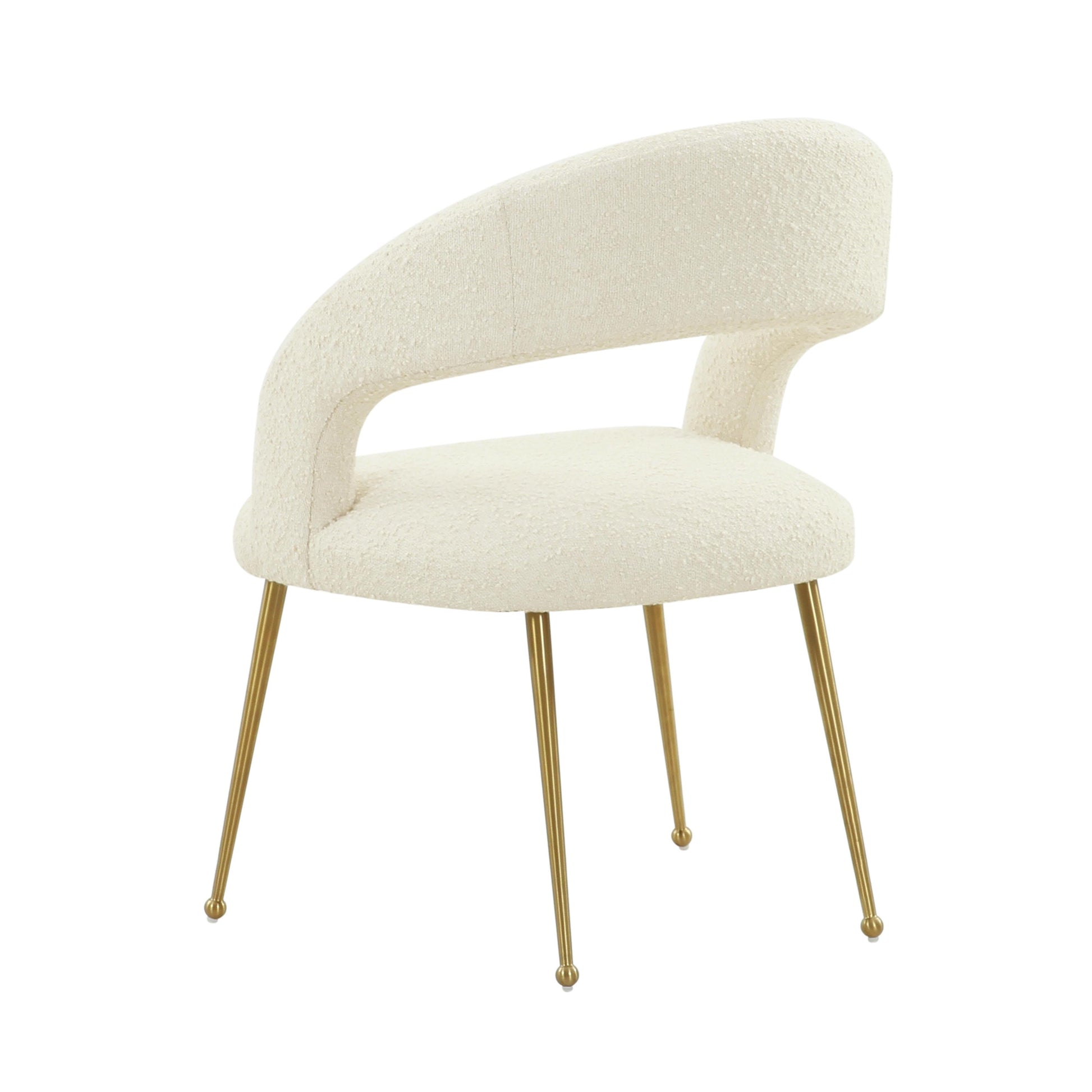 Rocco Performance Boucle Dining Chair by TOV D68704