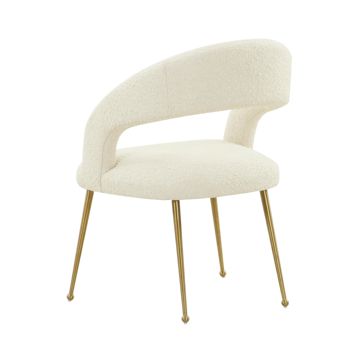 Rocco Cream Performance Boucle Dining Chair by TOV Furniture – photo 4 of 6