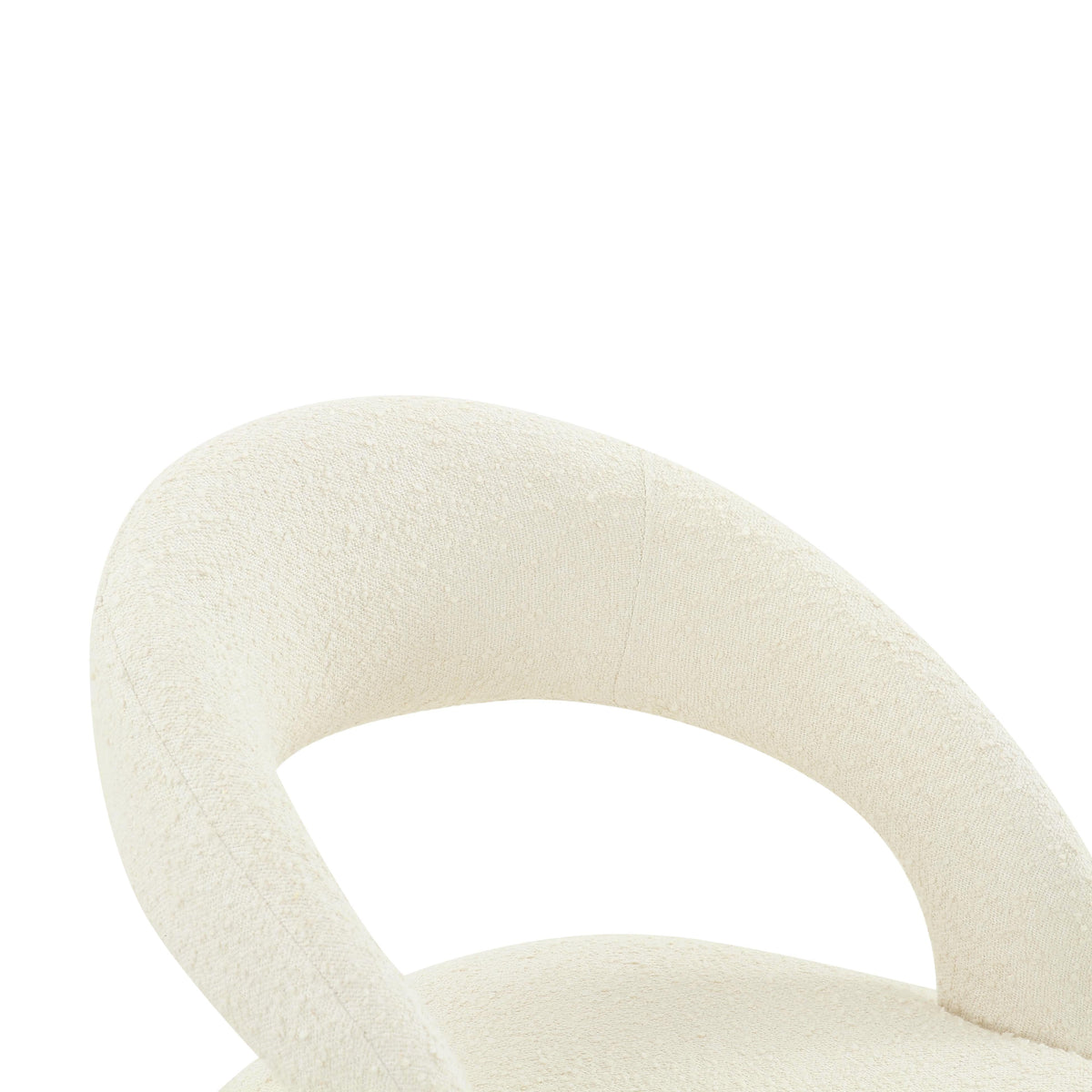 Rocco Cream Performance Boucle Dining Chair by TOV Furniture – photo 5 of 6