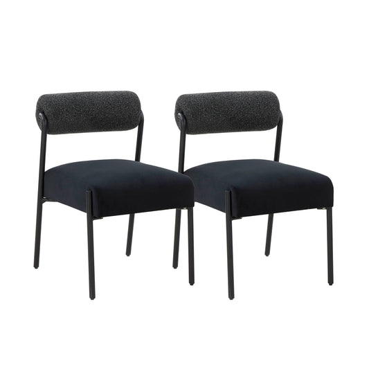 Jolene Velvet Dining Chair Set Of 2 by TOV D68584