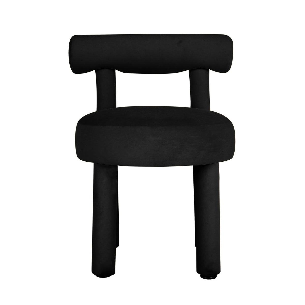 Carmel Black Performance Velvet Dining Chair by TOV Furniture – photo 3 of 6