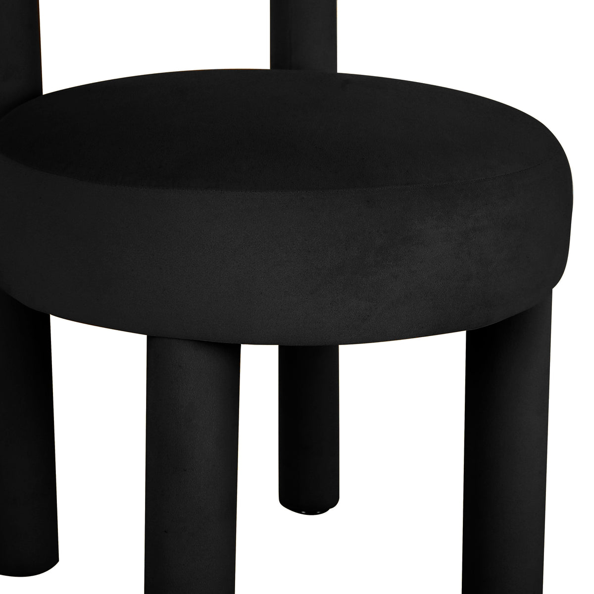 Carmel Black Performance Velvet Dining Chair by TOV Furniture – photo 5 of 6